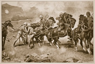 The Battle of Colenso - The last desperate attempt to save the guns of the 14th and 66th batteries by Sidney Paget